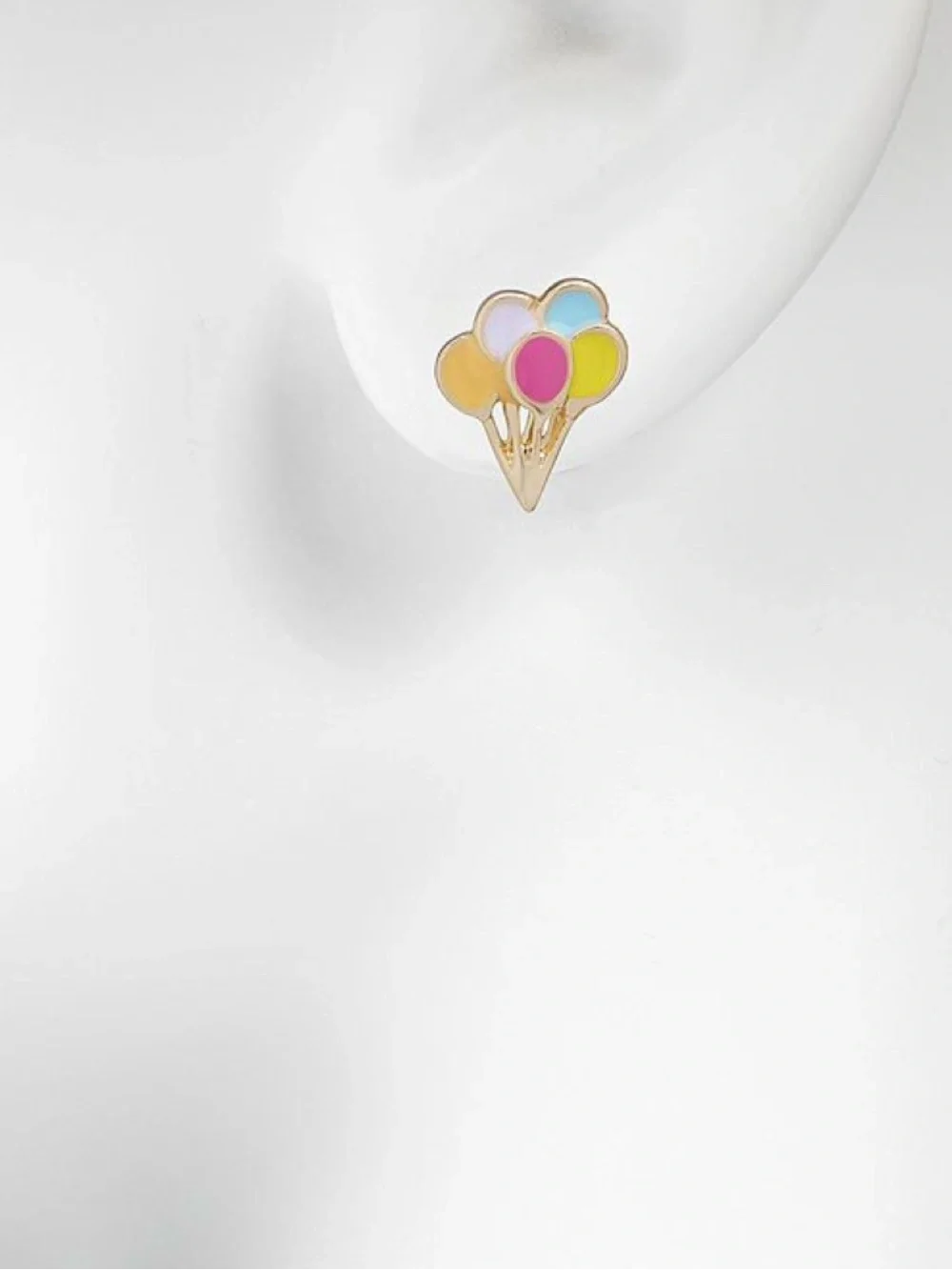 LC Lauren Conrad Gold-Tone Balloon Stud Earrings (NWT)